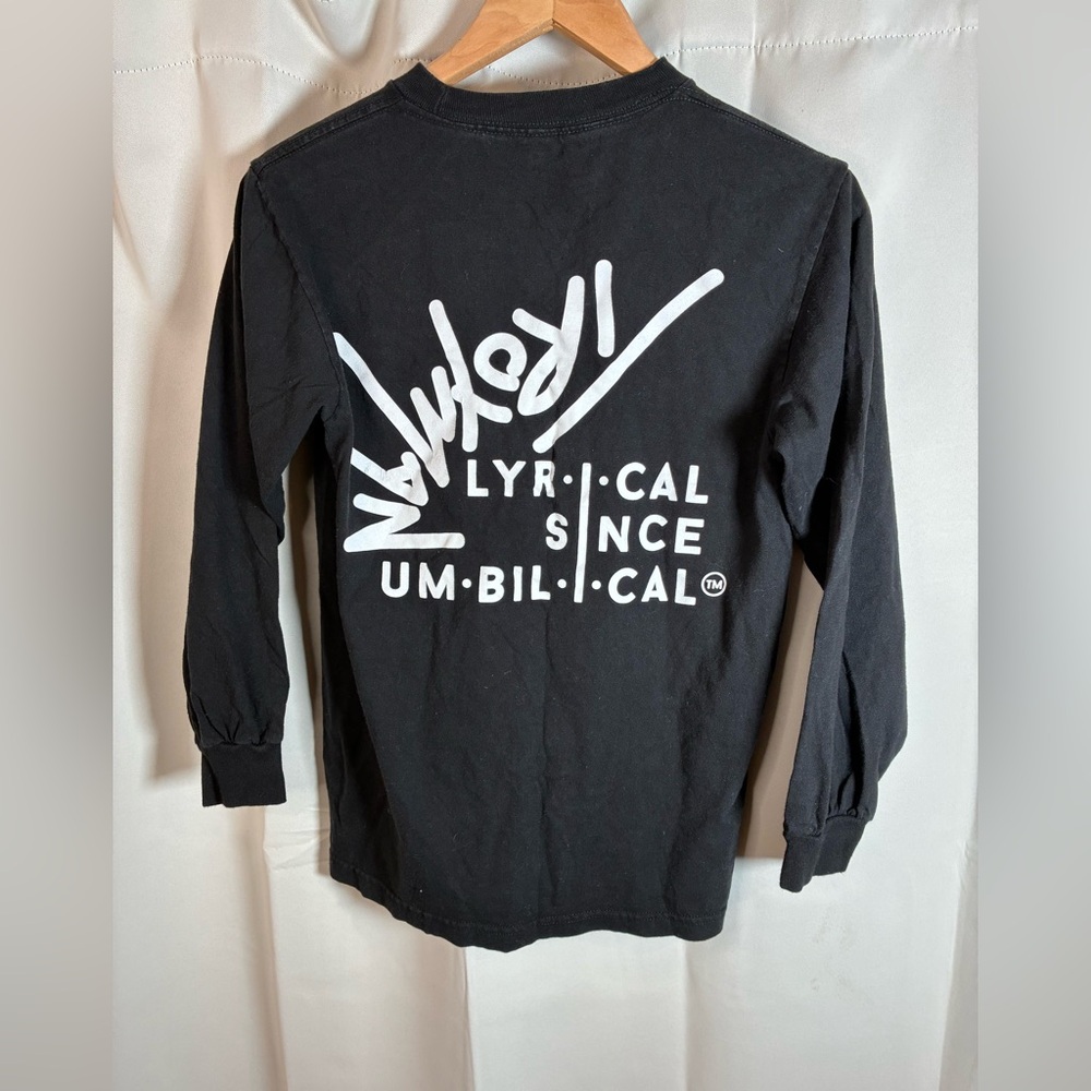 TROYMAN Small S Long Sleeve‎ Shirt Lyrical Since Umbilical Pro Era Joey Bada$$